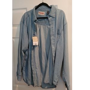 Men's chambray shirt XXL